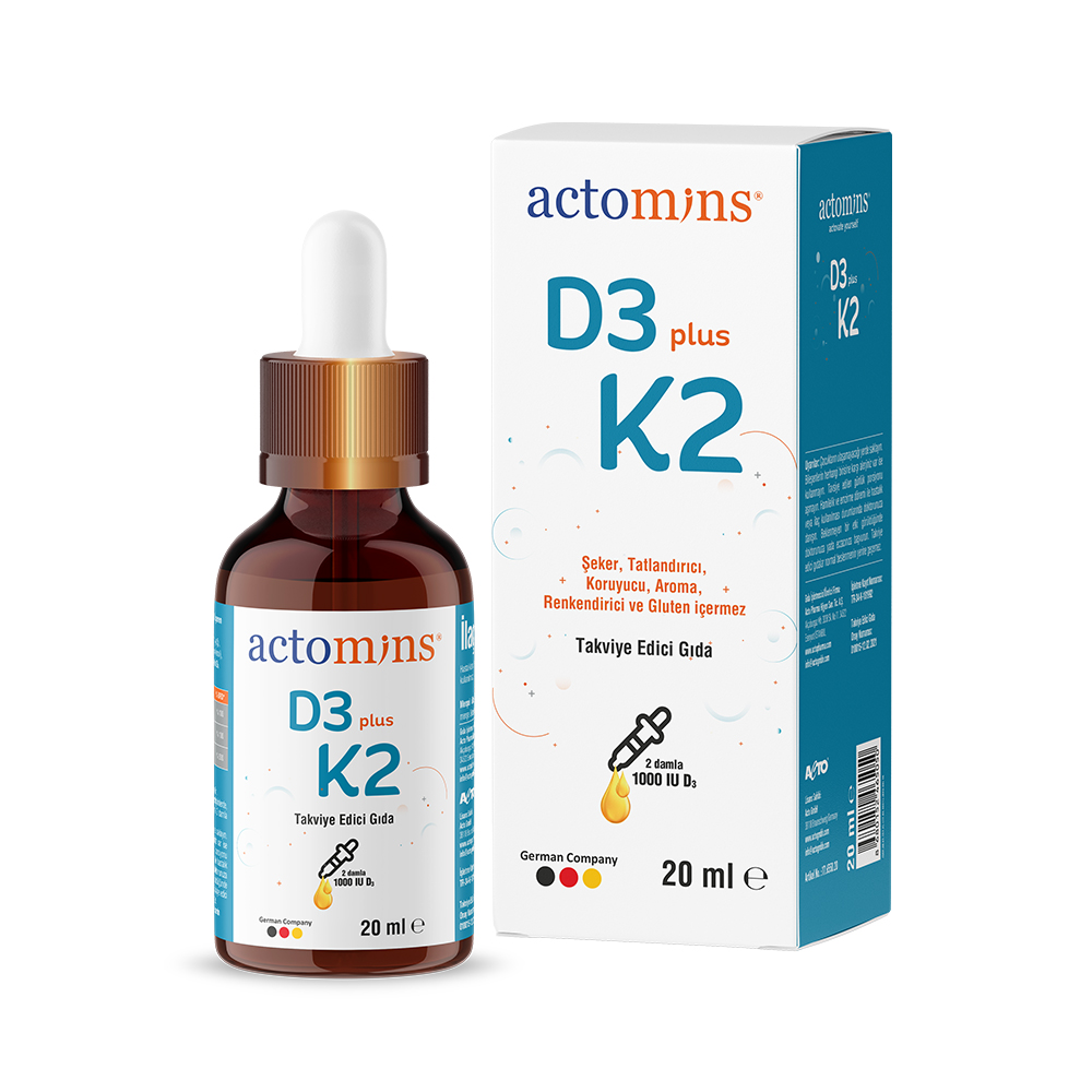 Actomins D3 Plus K2