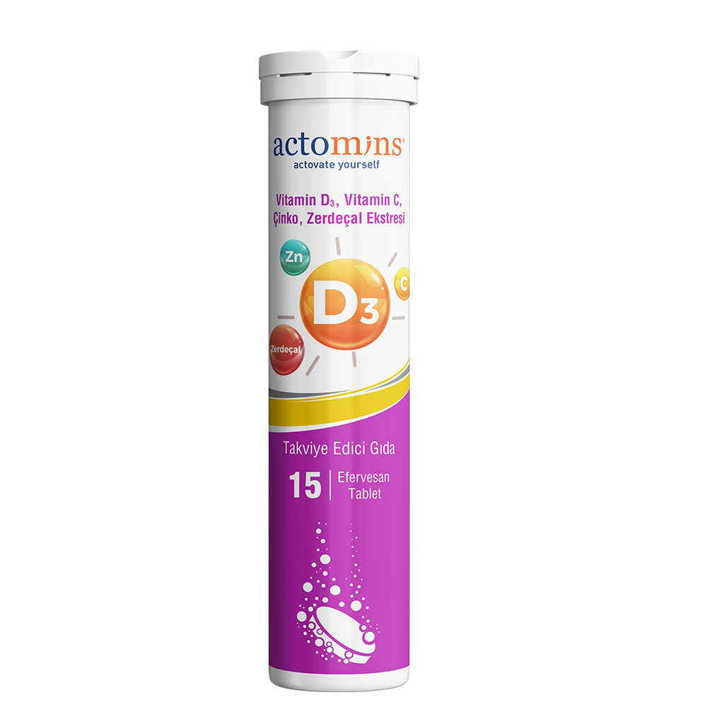 Actomins Vitamin D3 15'li